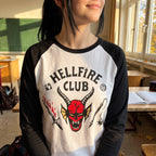 Produktbild Stranger Things - Hellfire Club Wappen Longsleeve