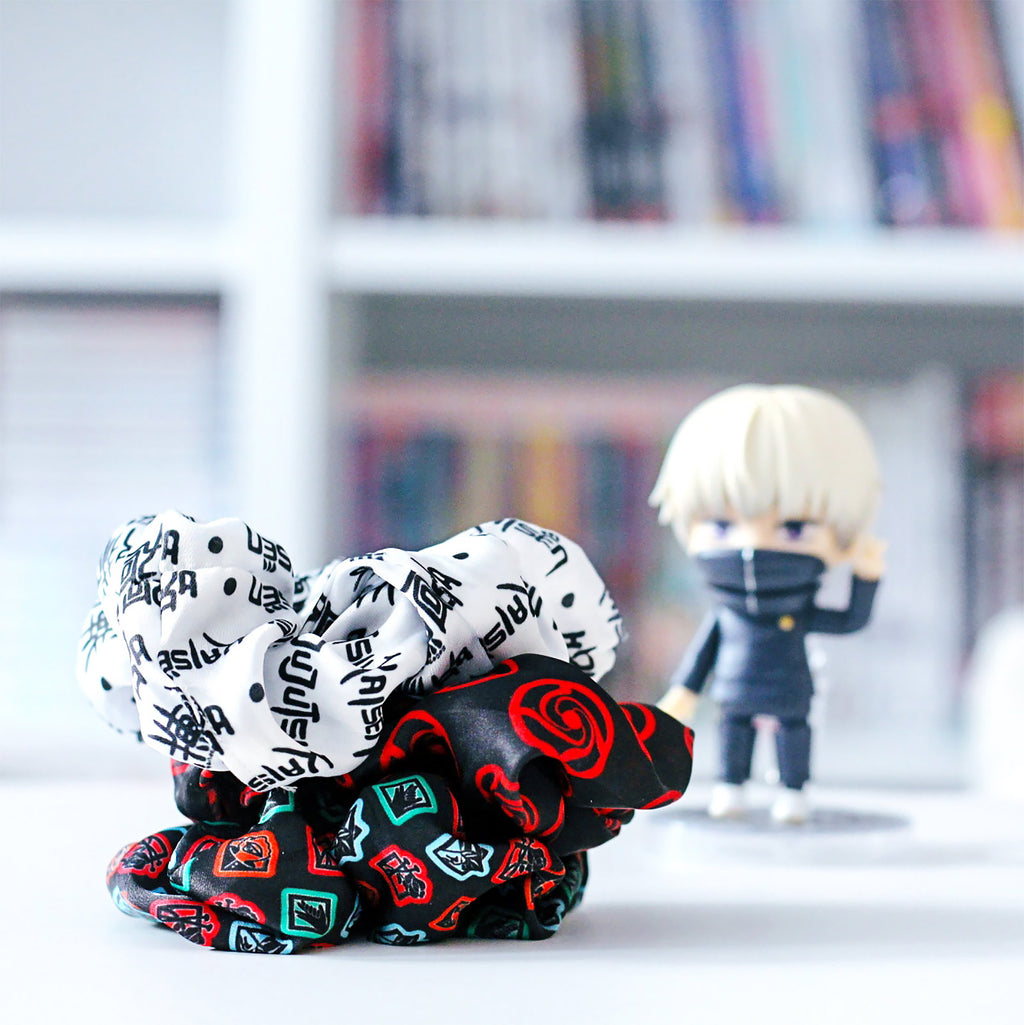 Produktbild Jujutsu Kaisen - Logo Haargummi 3er Set
