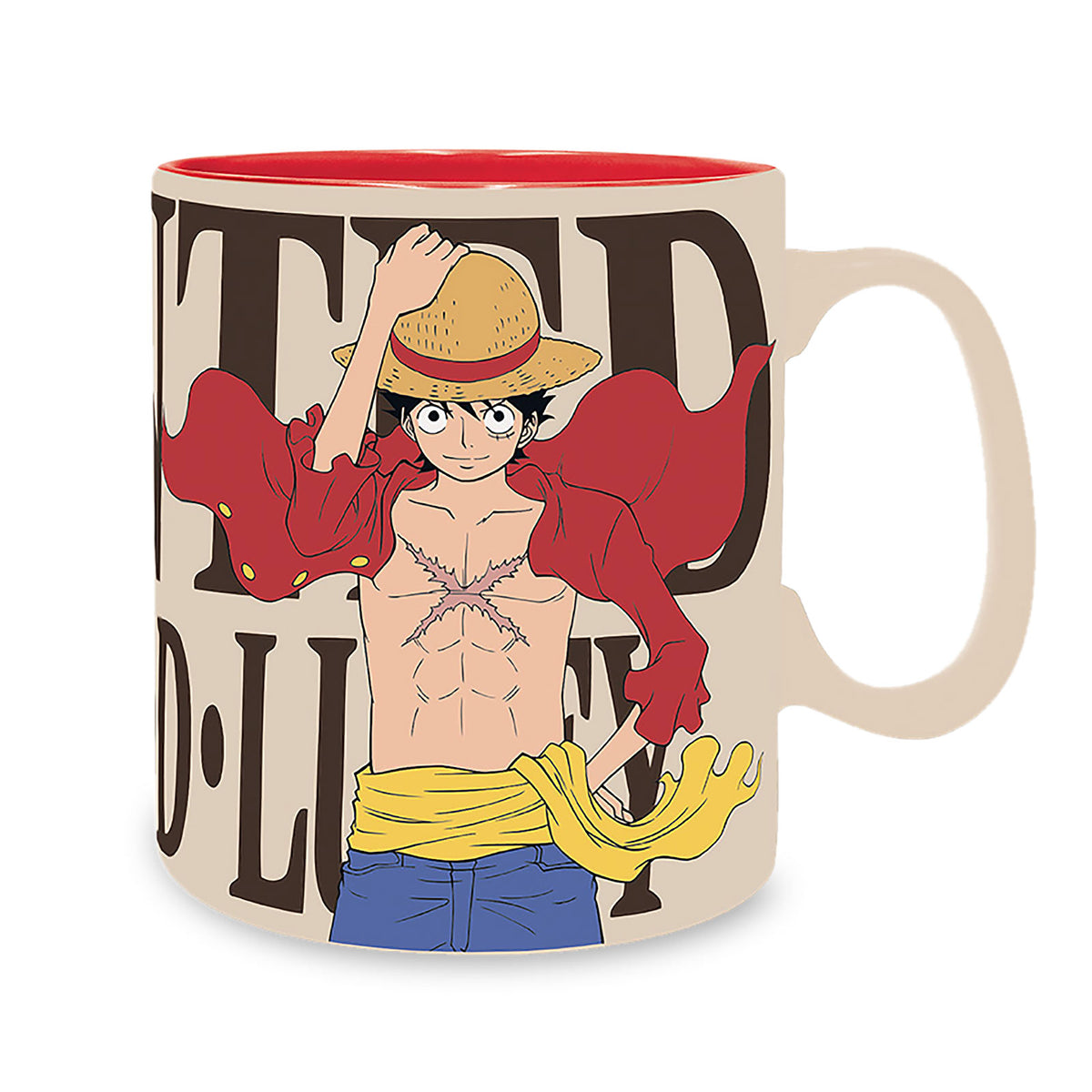 Produktbild One Piece - Wanted D. Luffy Tasse