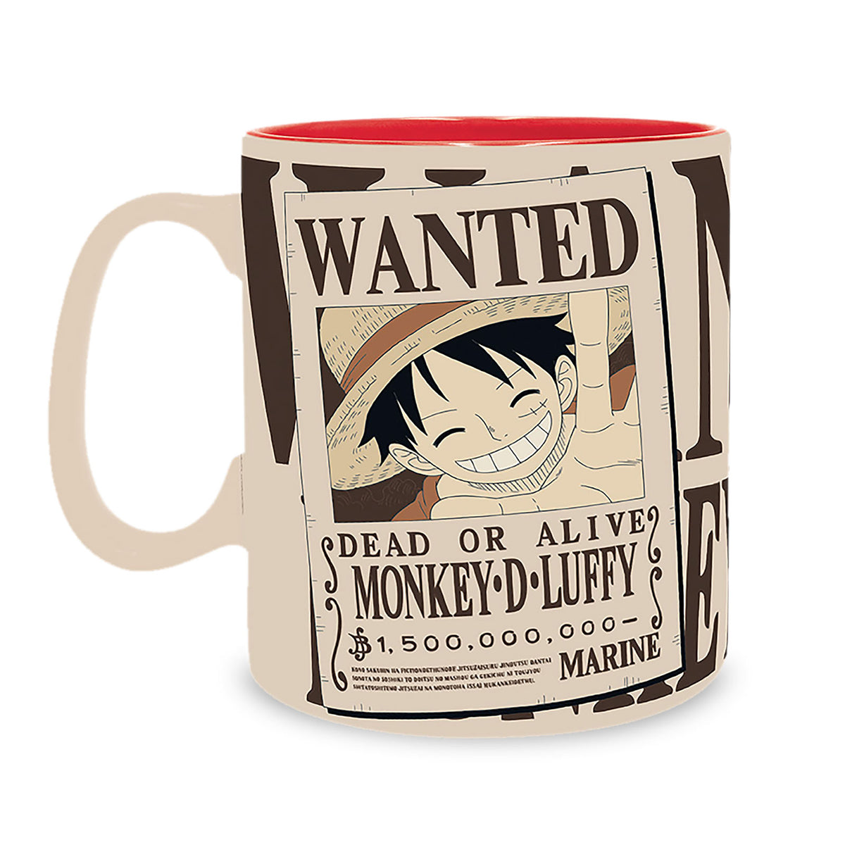 Produktbild One Piece - Wanted D. Luffy Tasse