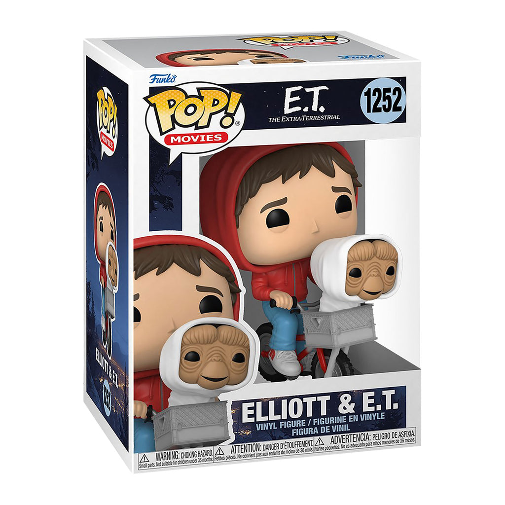 Produktbild E.T. - Elliott mit Fahrrad Funko Pop Figur