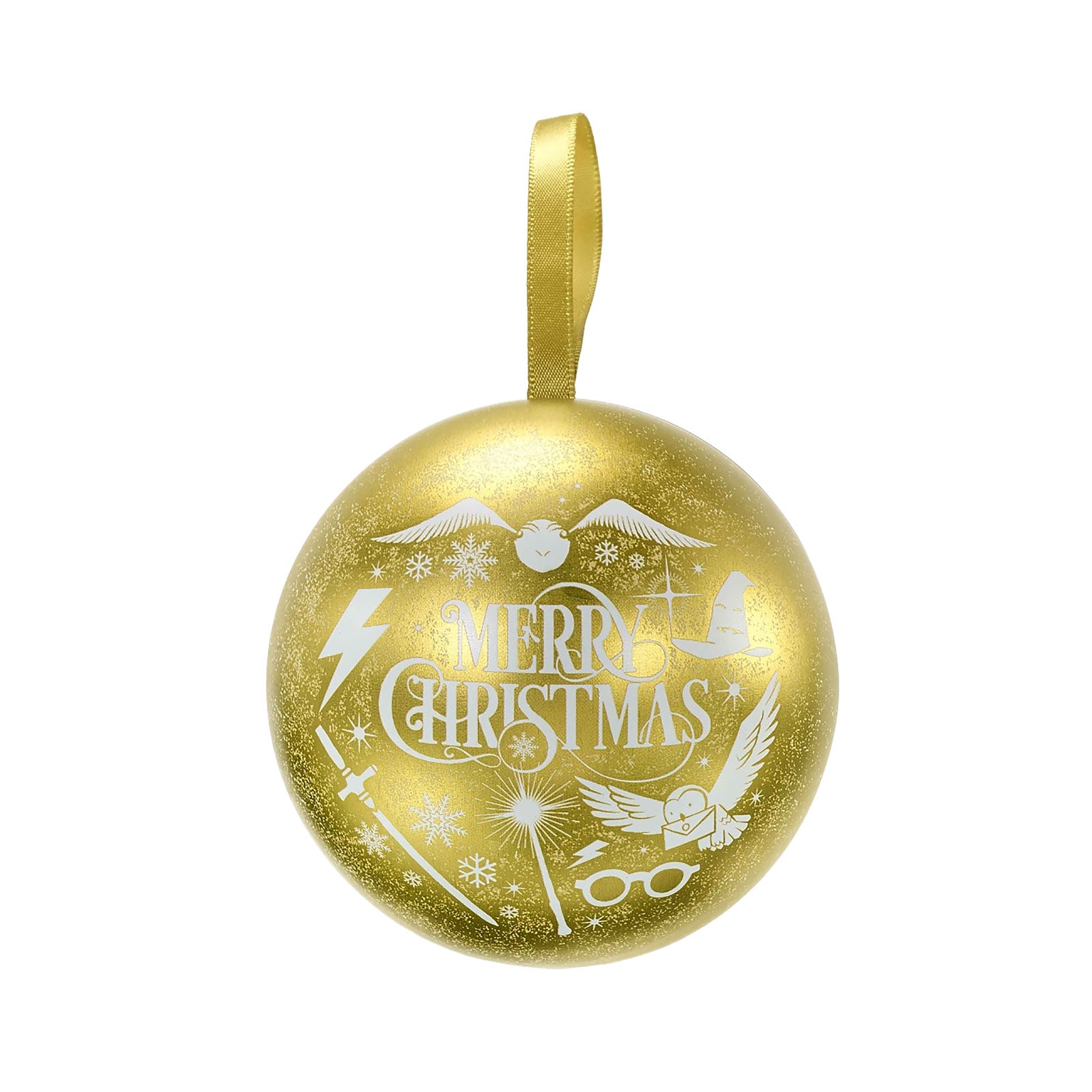 Produktbild Harry Potter - Weihnachtskugel mit Deathly Hallows Schlüsselanhänger