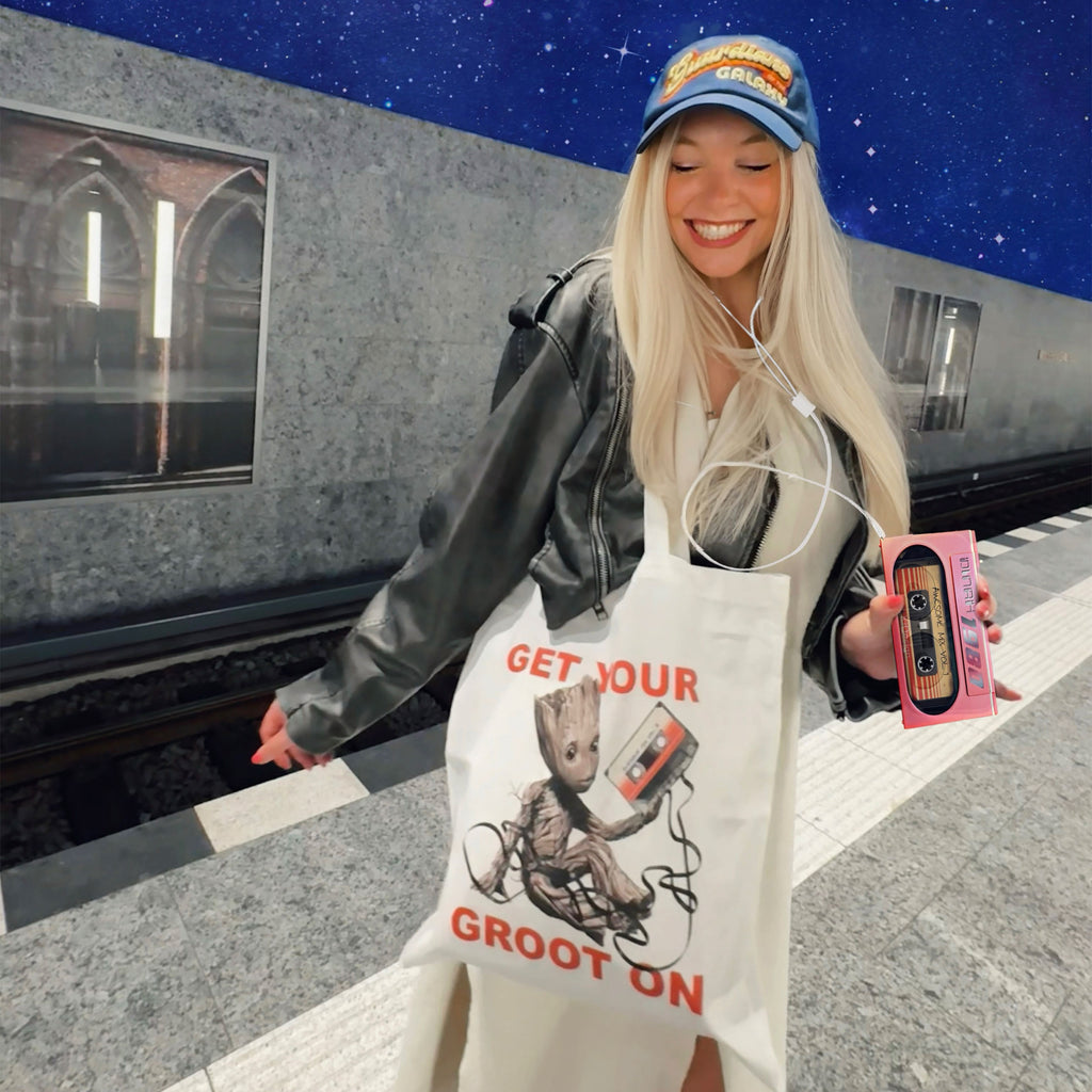 Produktbild Guardians of the Galaxy - Get Your Groot On Jutebeutel