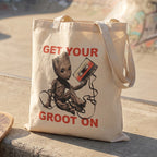 Produktbild Guardians of the Galaxy - Get Your Groot On Jutebeutel