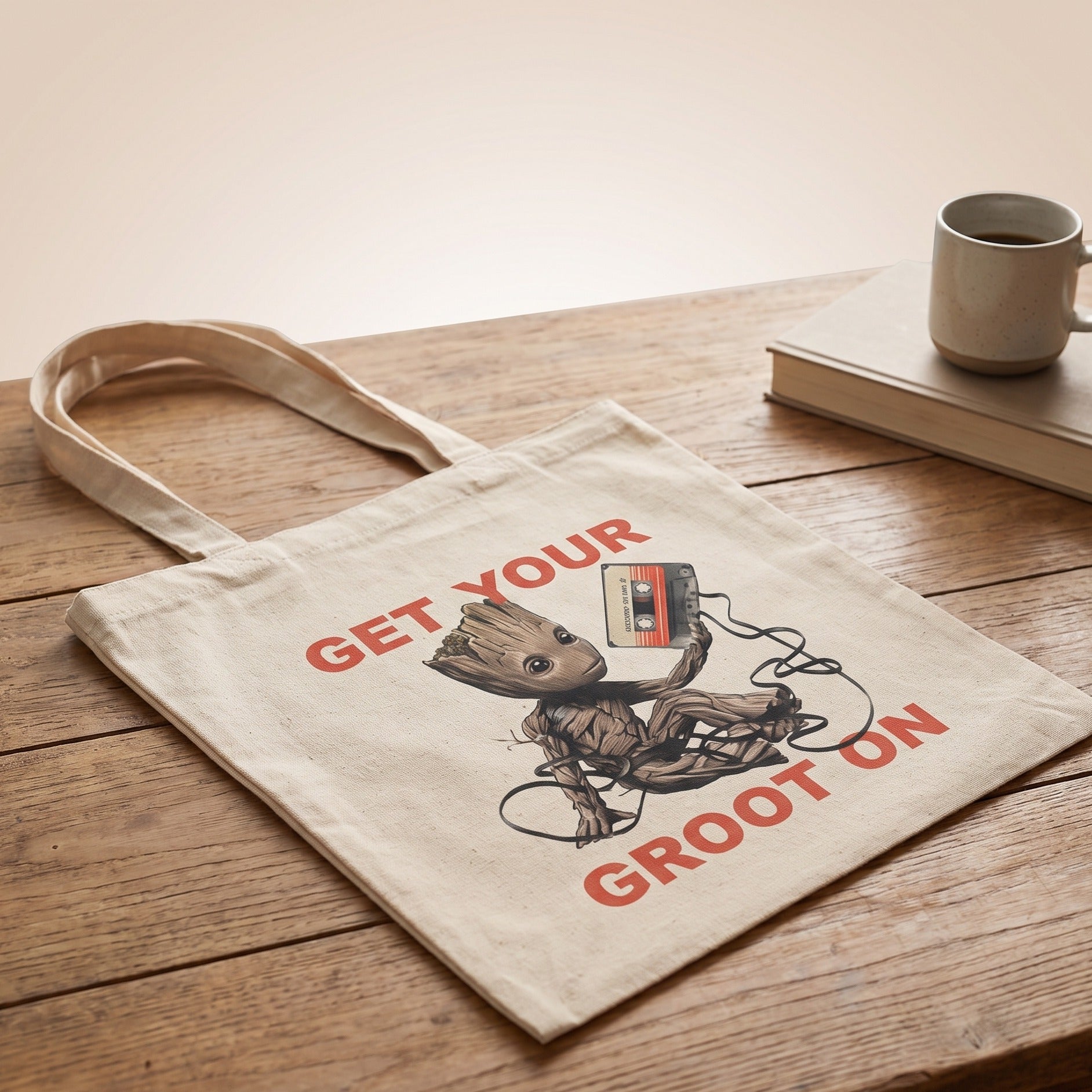Produktbild Guardians of the Galaxy - Get Your Groot On Jutebeutel