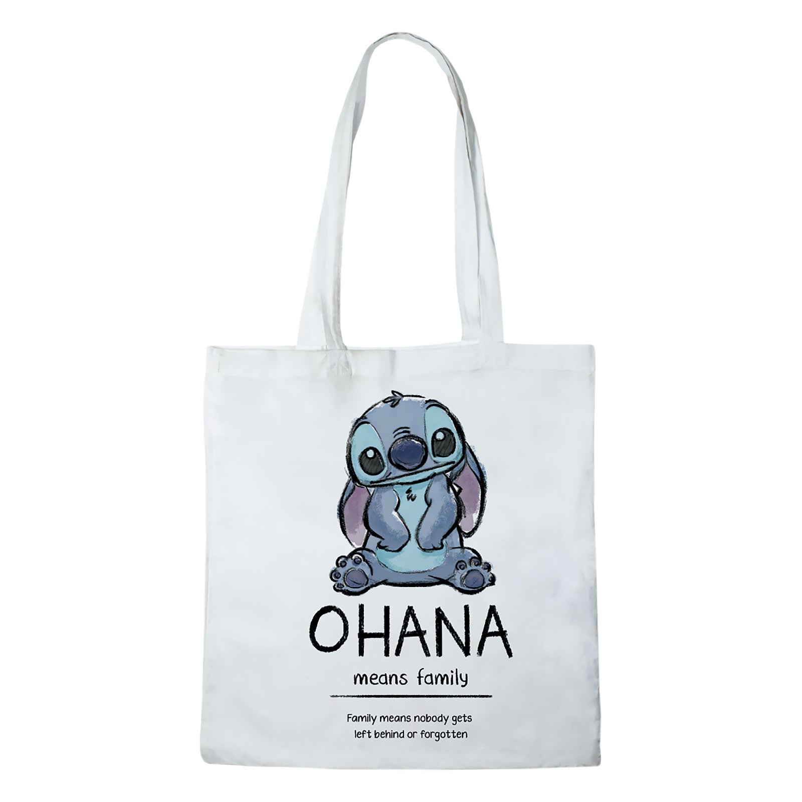 Produktbild Lilo & Stitch - Ohana Means Family Jutebeutel