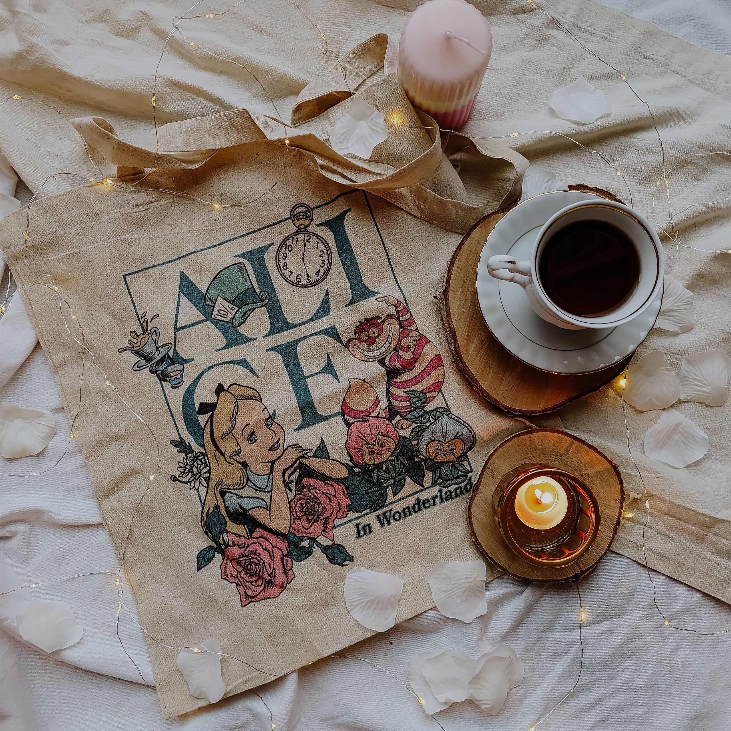 Produktbild Alice im Wunderland - Jutebeutel