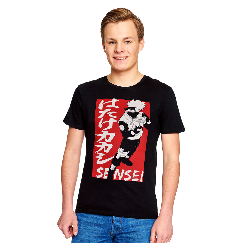 Naruto - Kakashi Sensei T-Shirt schwarz