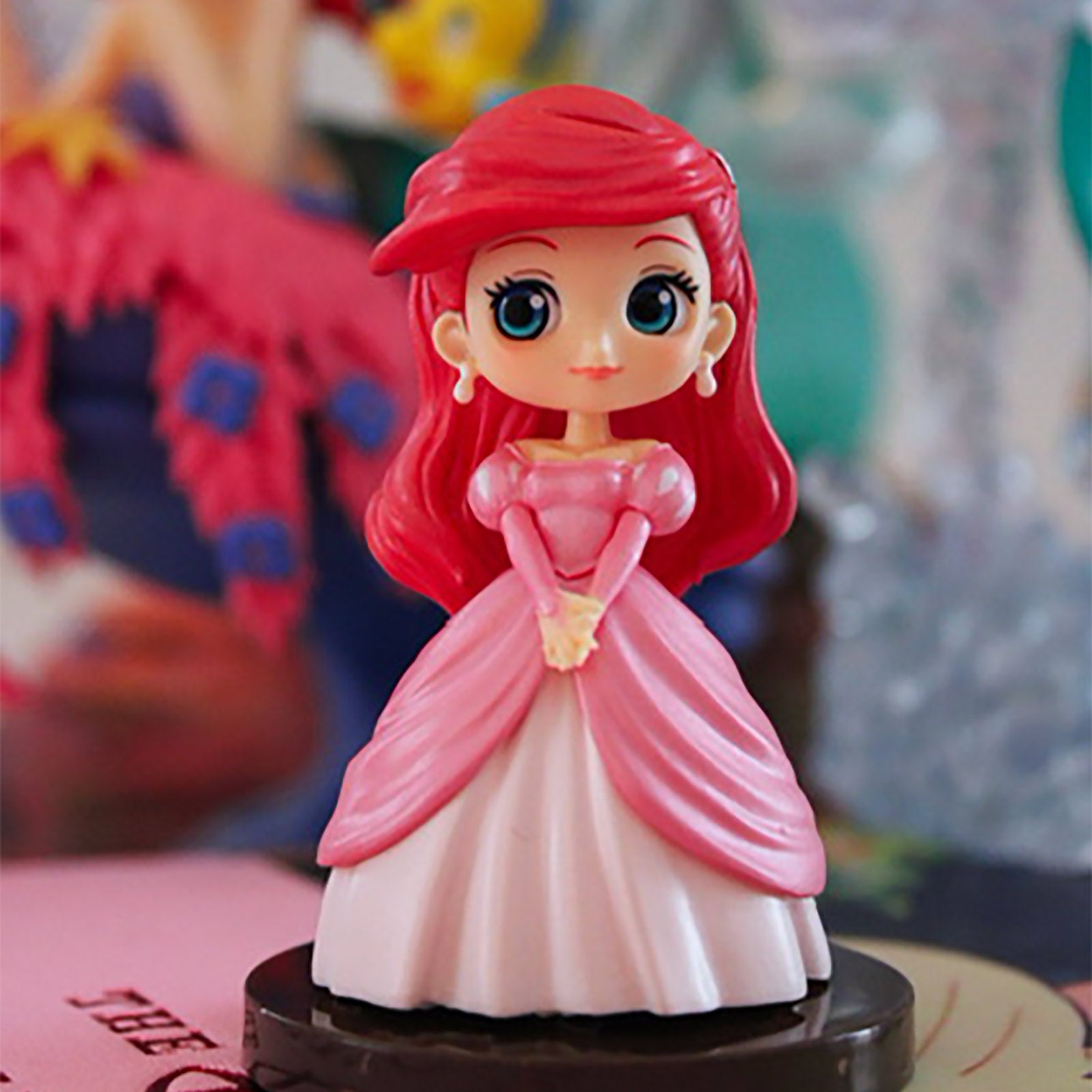 Produktbild Arielle - Die kleine Meerjungfrau im Ballkleid Q Posket Figur 6 cm Version C