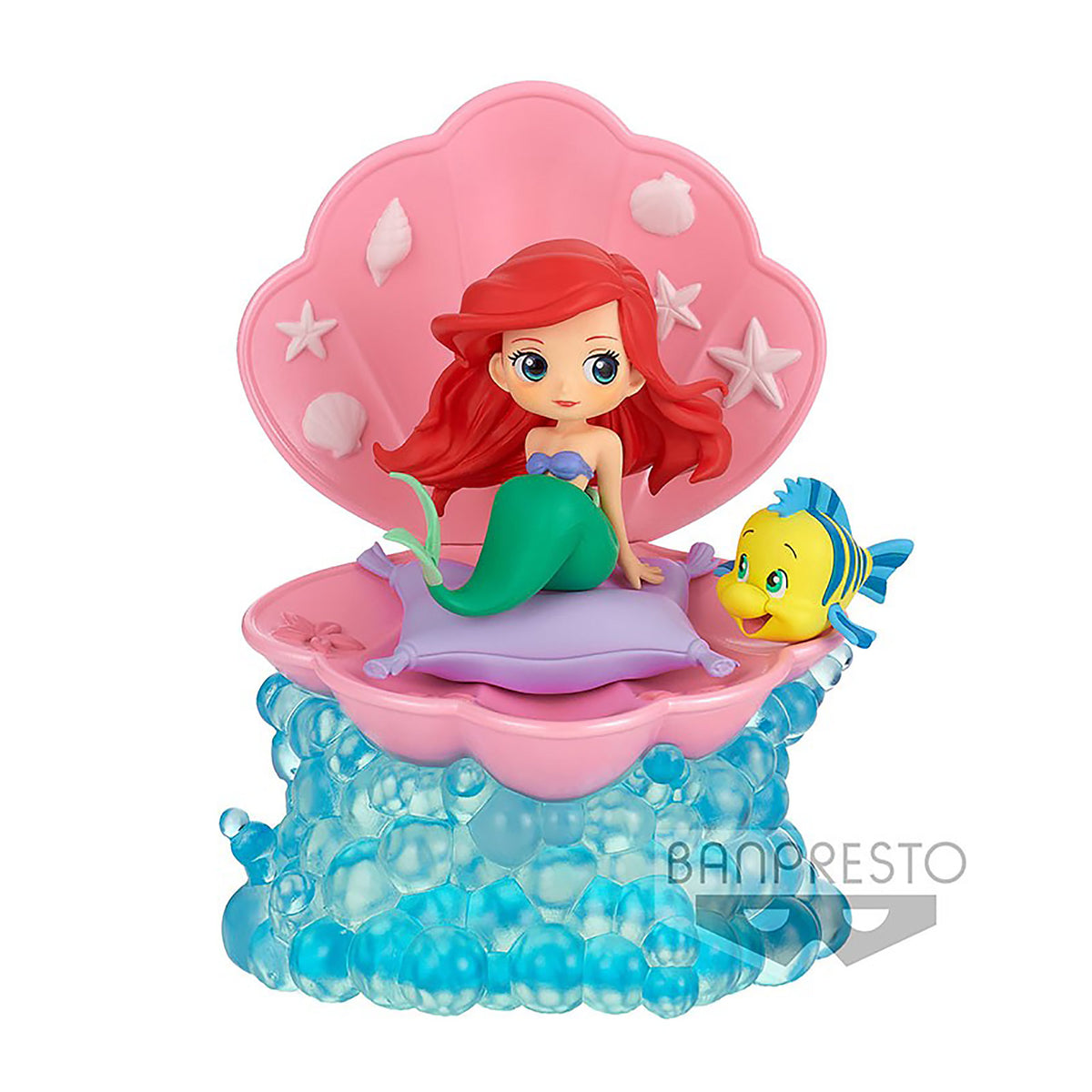 Produktbild Arielle - Die kleine Meerjungfrau mit Muschel Q Posket Figur Version A