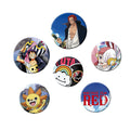 Produktbild One Piece Red - Protagonists Pins 6er Set