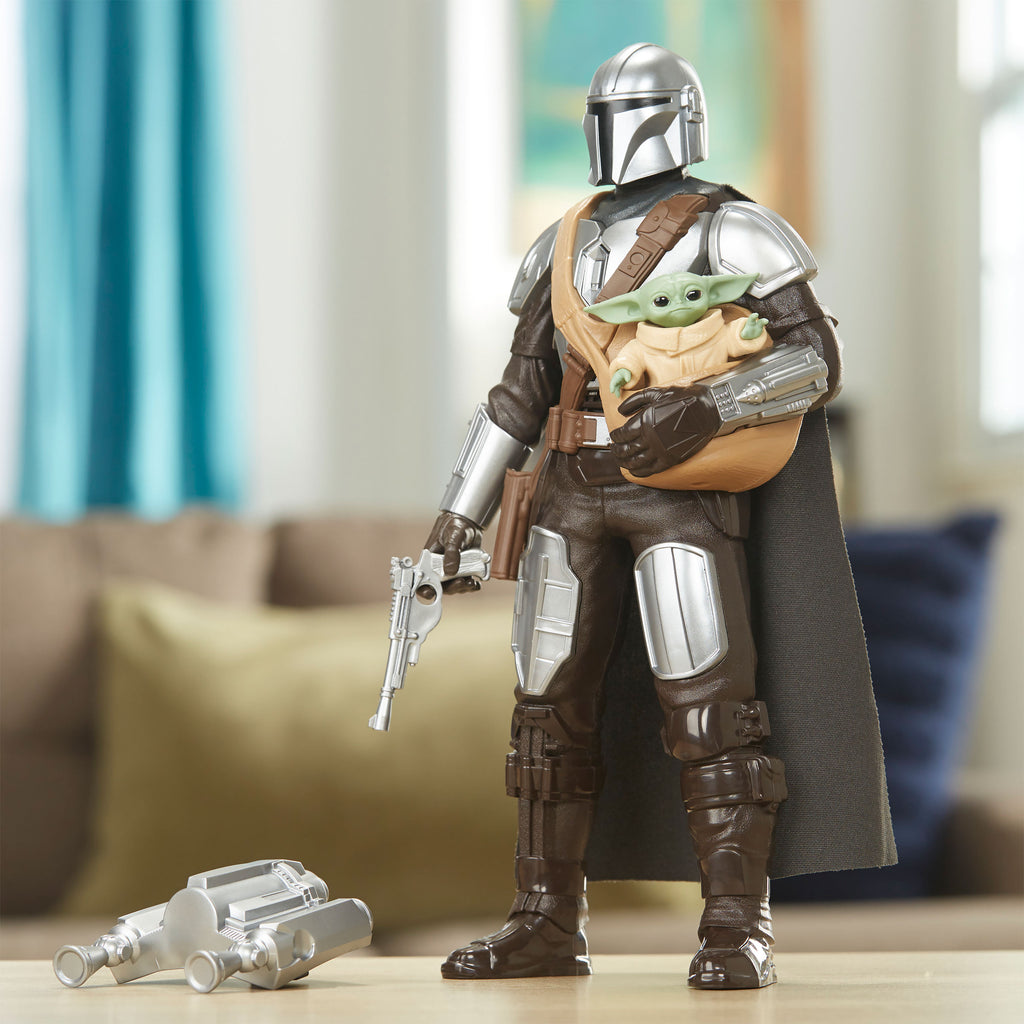 Produktbild Mando und Grogu Interaktives Actionfiguren Set - Star Wars The Mandalorian