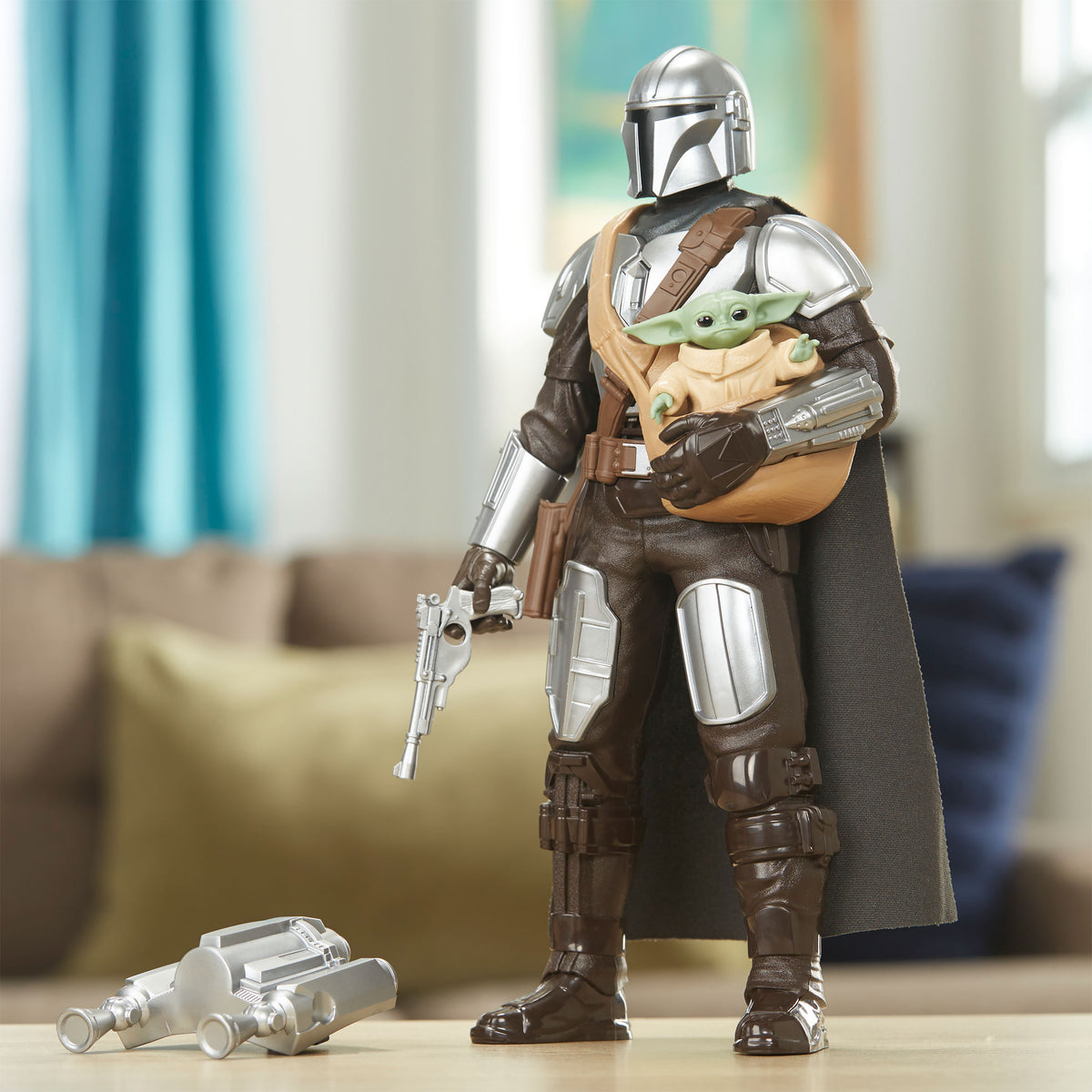 Produktbild Mando und Grogu Interaktives Actionfiguren Set - Star Wars The Mandalorian