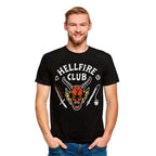 Produktbild Stranger Things - Hellfire Club Logo T-Shirt schwarz