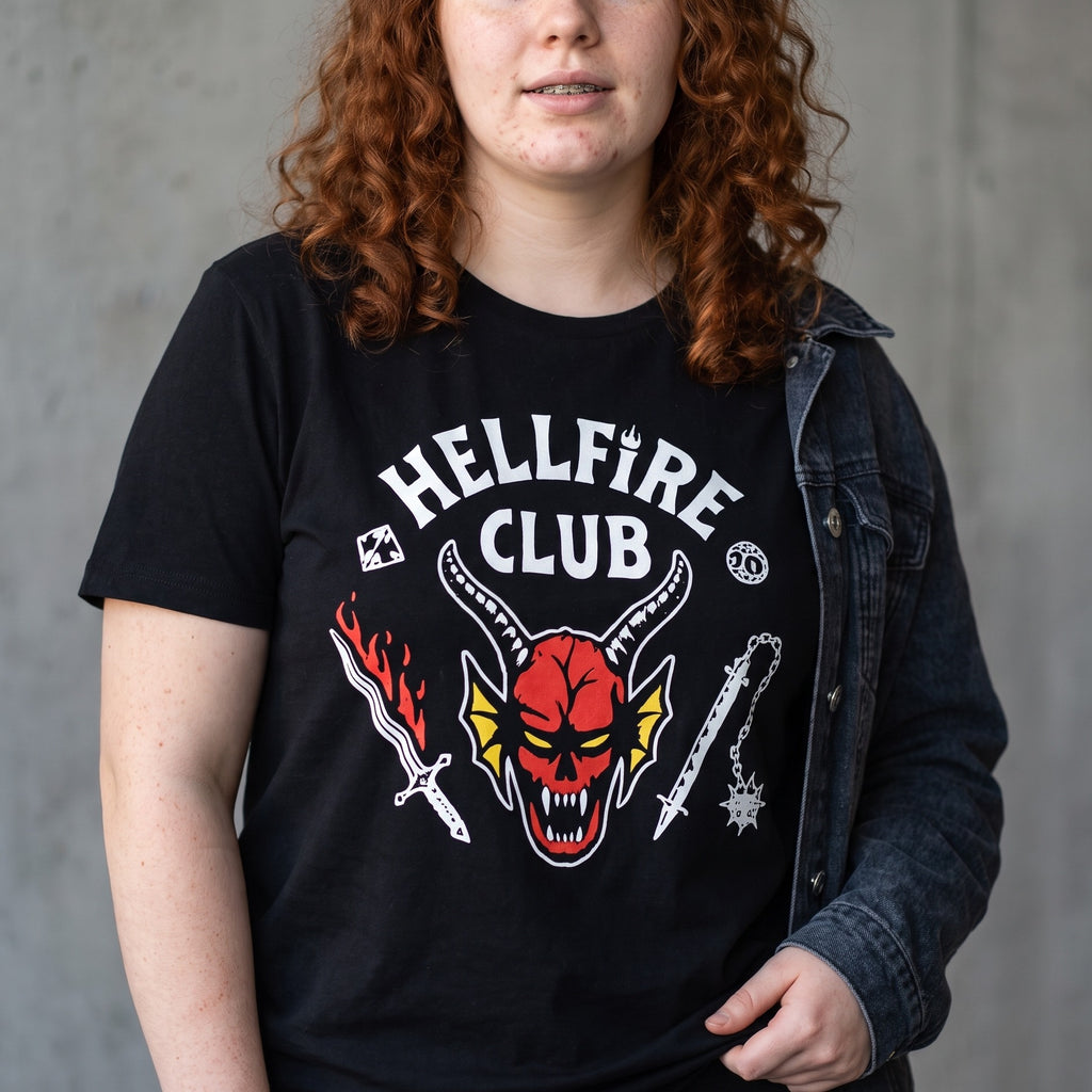 Produktbild Stranger Things - Hellfire Club Logo T-Shirt schwarz