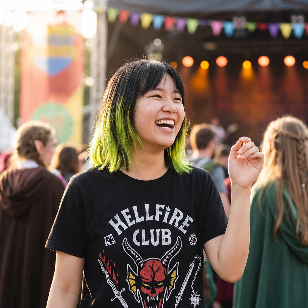 Produktbild Stranger Things - Hellfire Club Logo T-Shirt schwarz