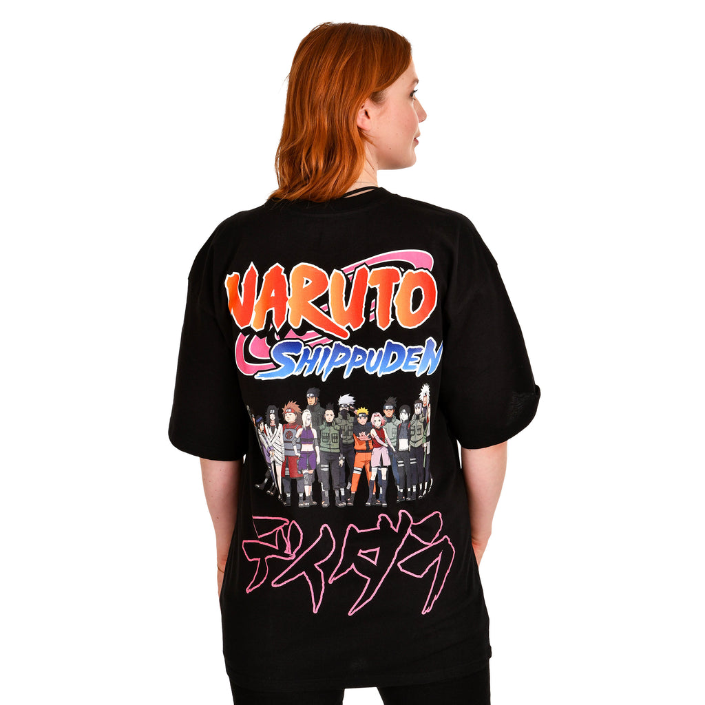 Naruto Shippuden - Group Oversize T-Shirt schwarz