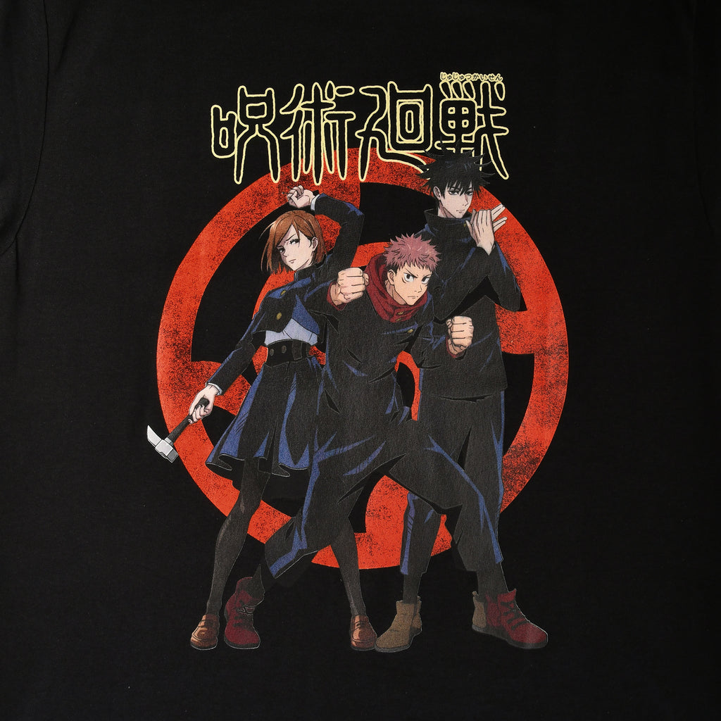 Produktbild Jujutsu Kaisen - Yuji, Megumi, Nobara T-Shirt schwarz