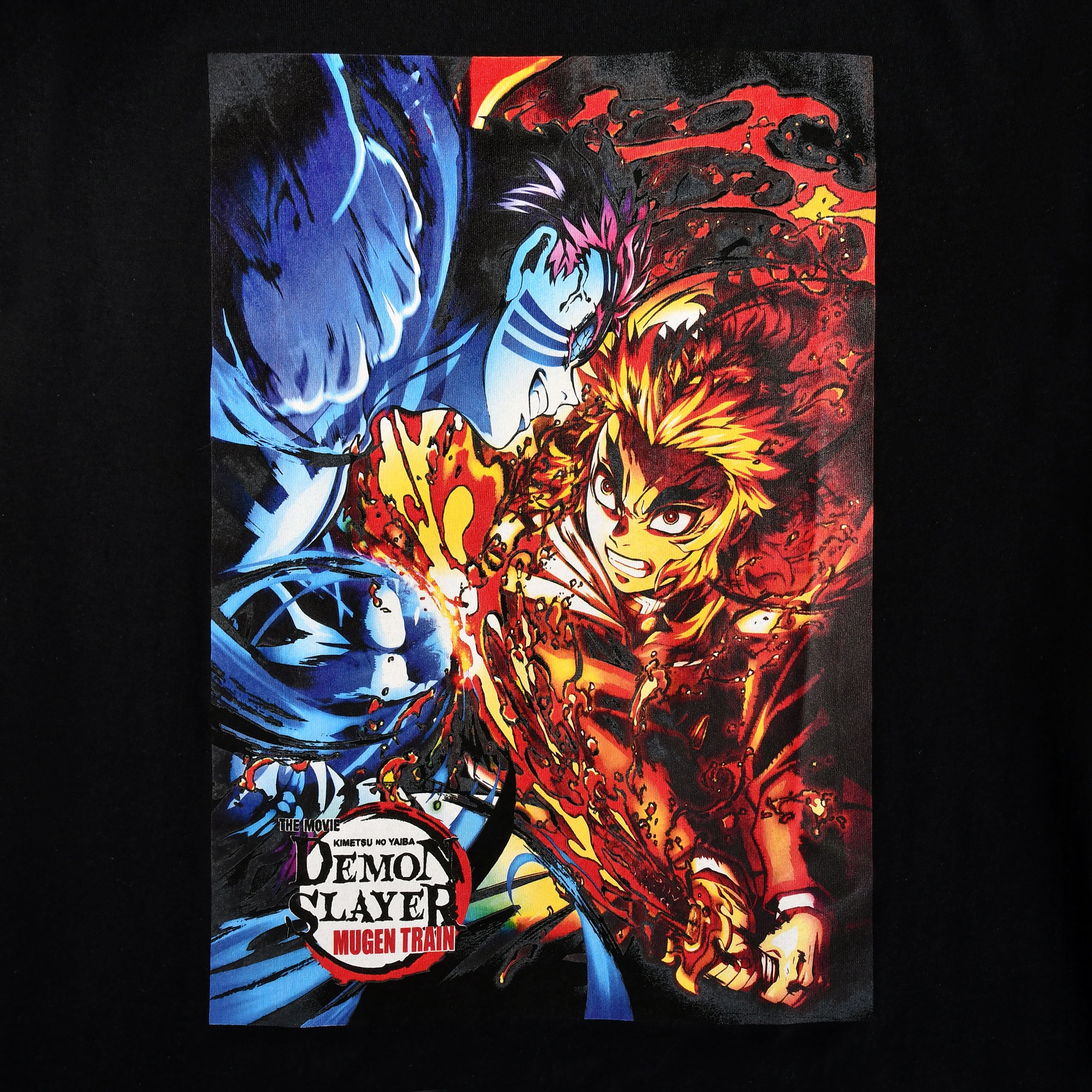 Produktbild Demon Slayer - Rengoku vs. Akaza T-Shirt schwarz
