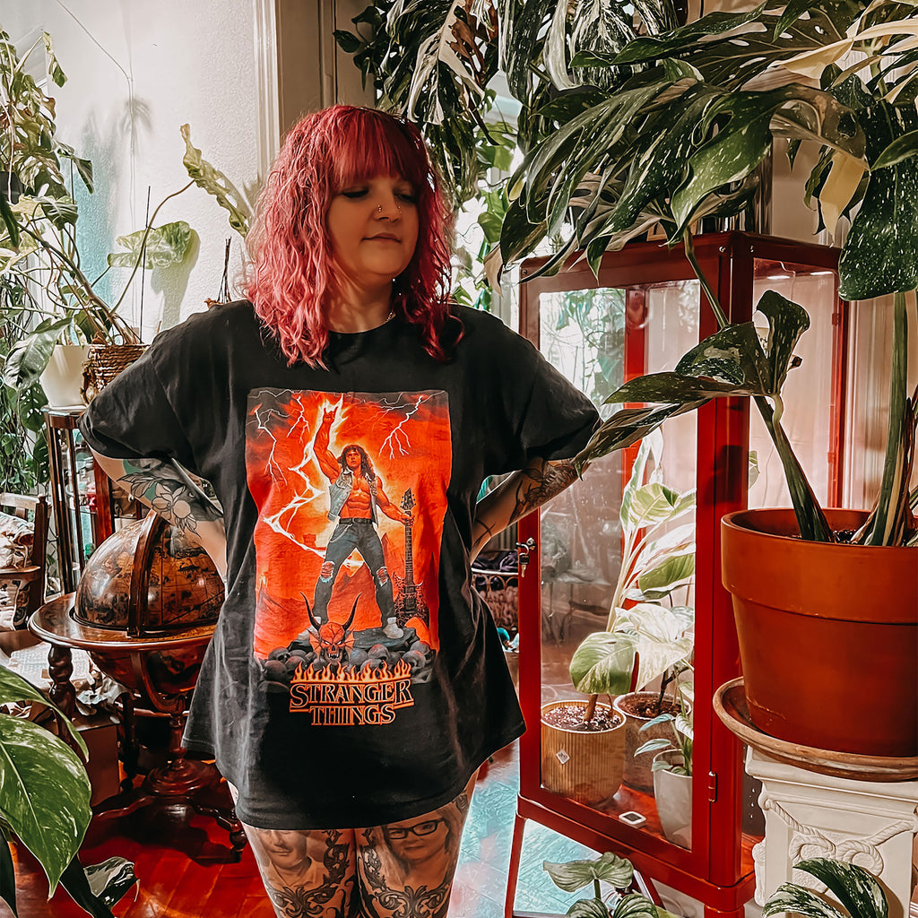 Produktbild Stranger Things - Eddie Rocks T-Shirt schwarz