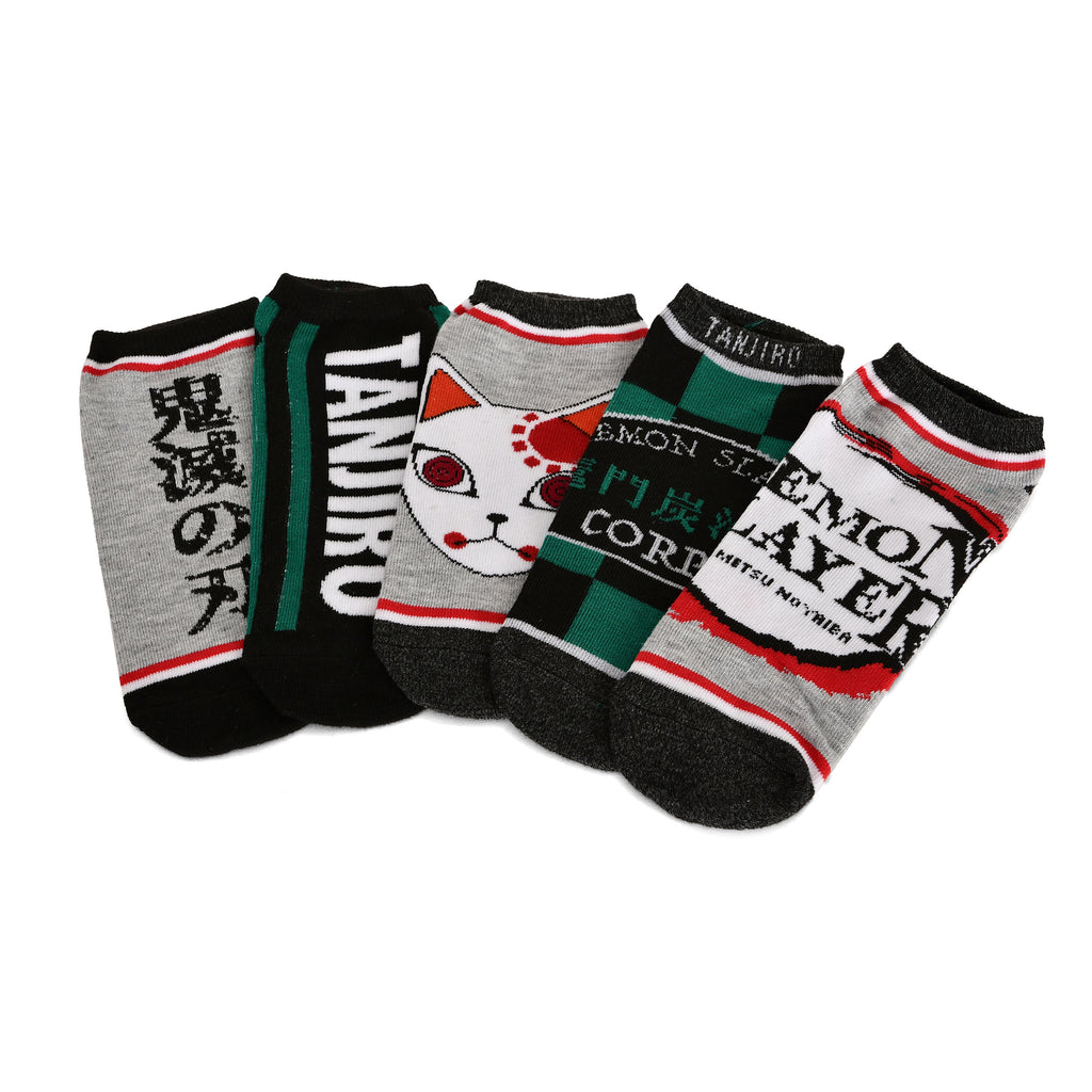 Demon Slayer - Logo Sneaker Socken 5er Set