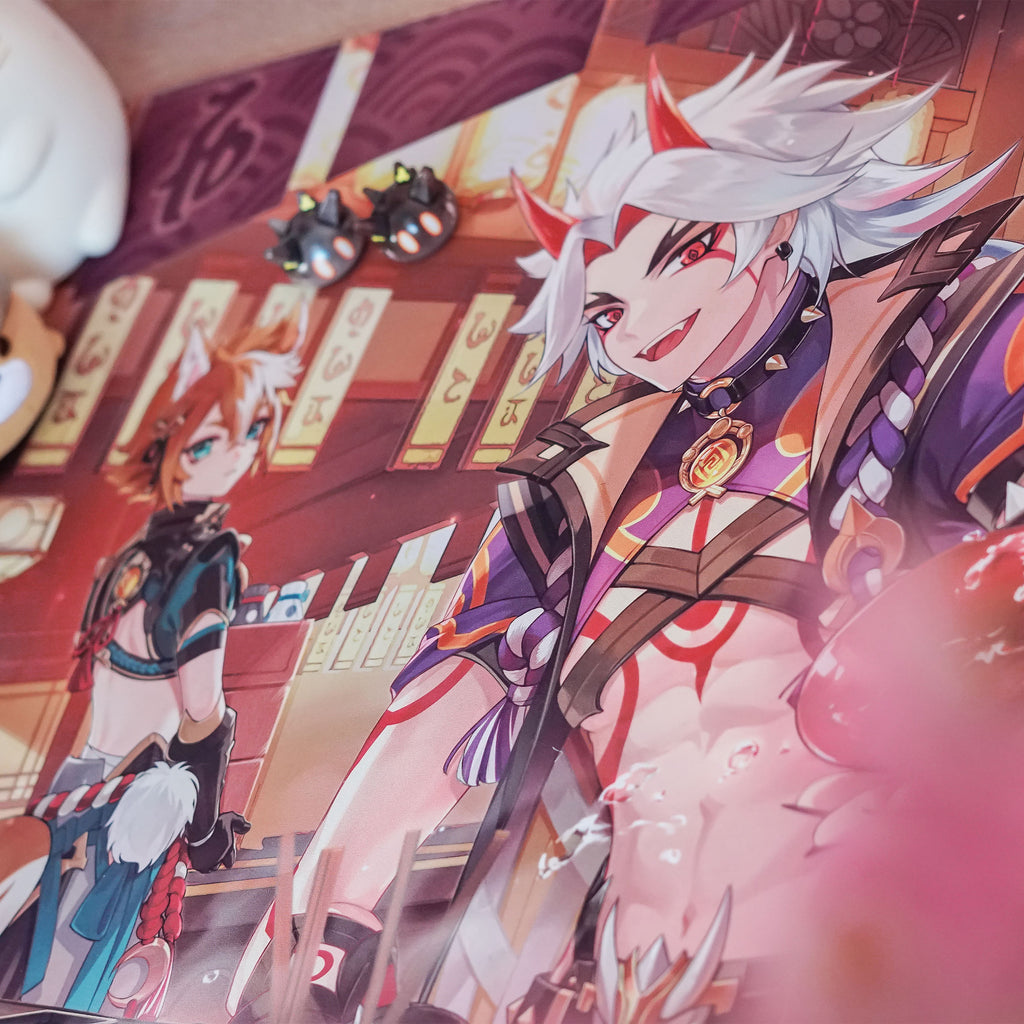 Produktbild Genshin Impact - Arataki Itto & Gorou Mousepad