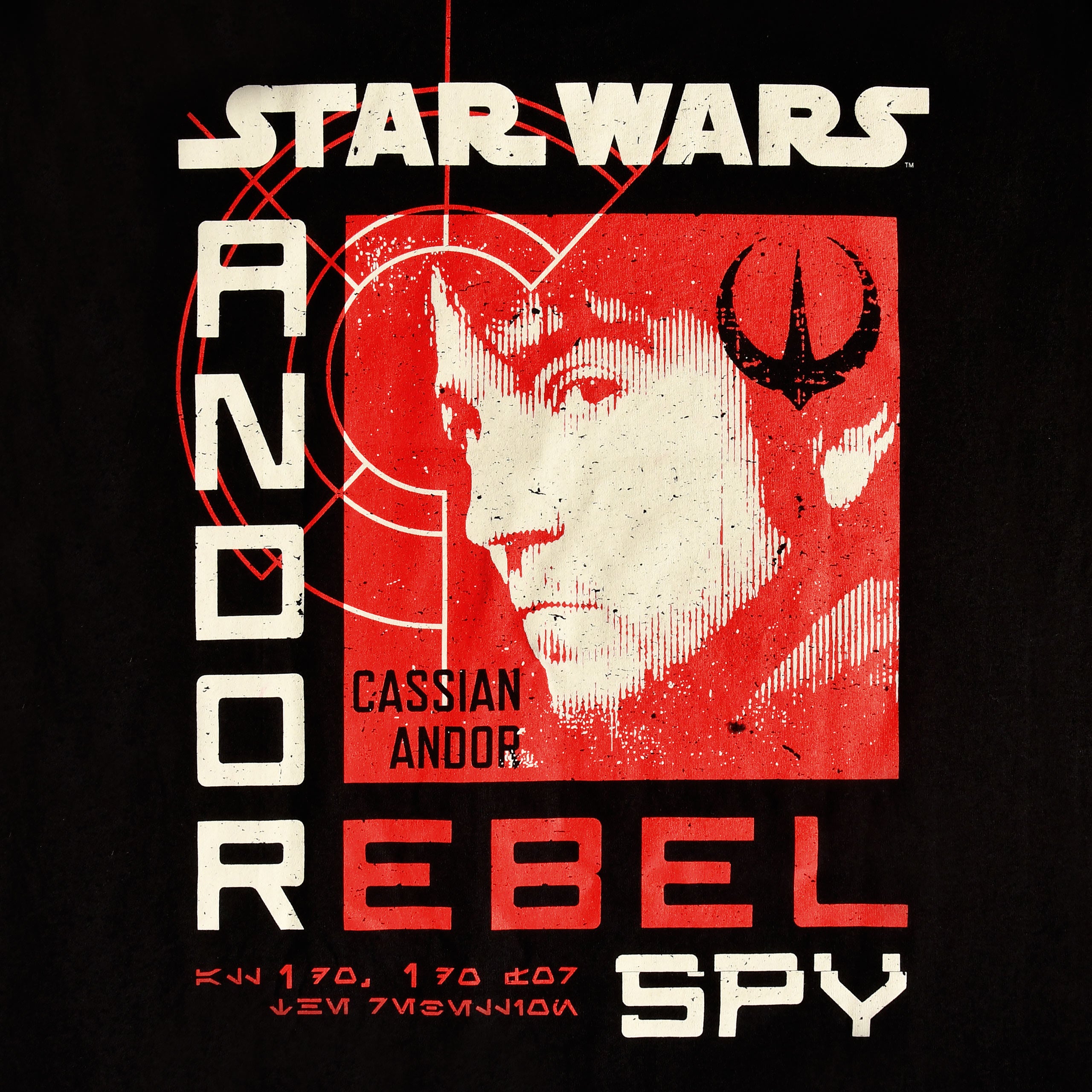 Produktbild Star Wars - Andor Rebel Spy T-Shirt schwarz