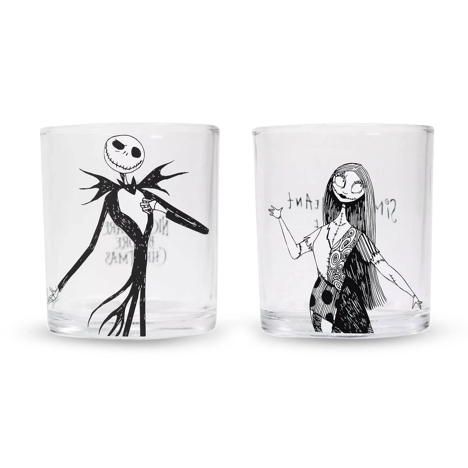 Produktbild Nightmare Before Christmas - Jack & Sally Gläser 2er Set