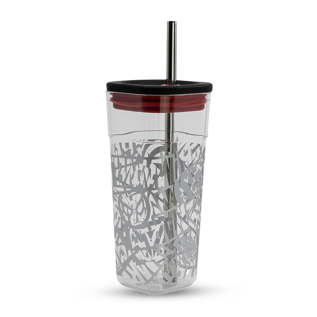 Produktbild Marvel - Logo Becher mit Strohhalm