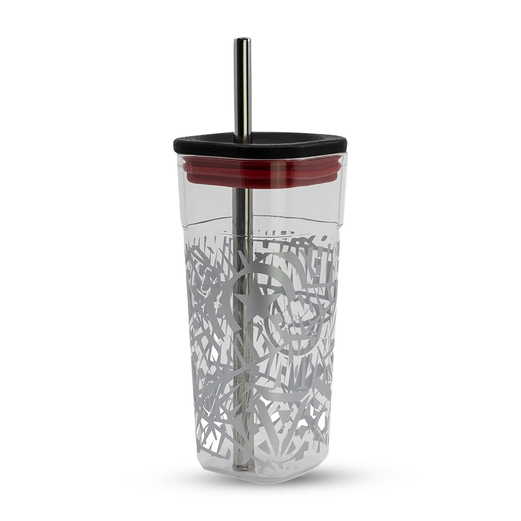 Produktbild Marvel - Logo Becher mit Strohhalm