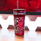 Produktbild Marvel - Logo Becher mit Strohhalm