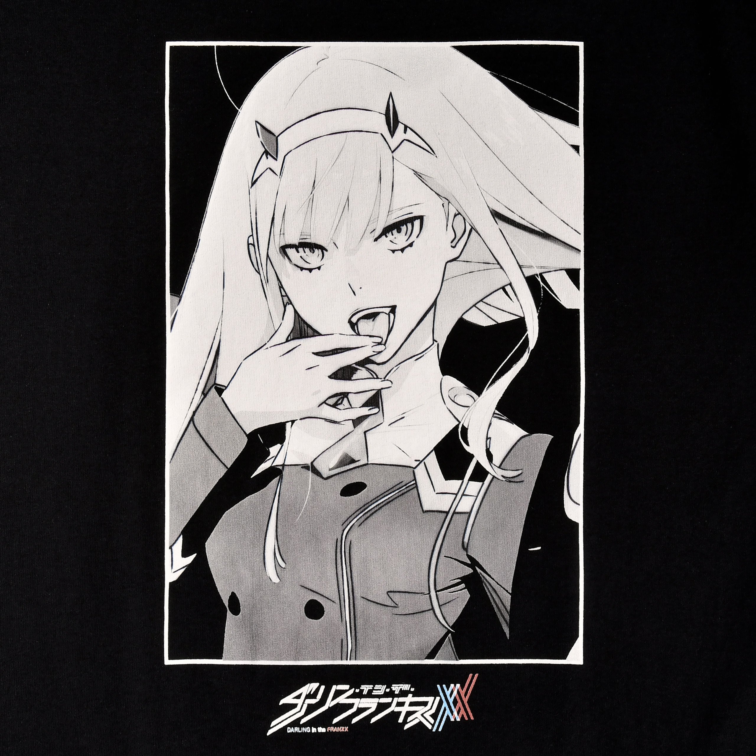 Produktbild Darling in the Franxx - Zero Two Black Crew T-Shirt schwarz