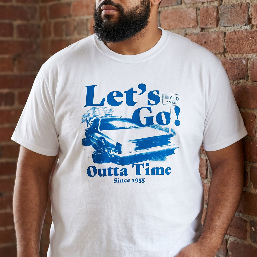 Produktbild Zurück in die Zukunft - Let's Go T-Shirt weiß