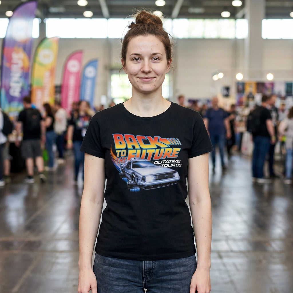 Produktbild Zurück in die Zukunft - Outatime Tour T-Shirt schwarz
