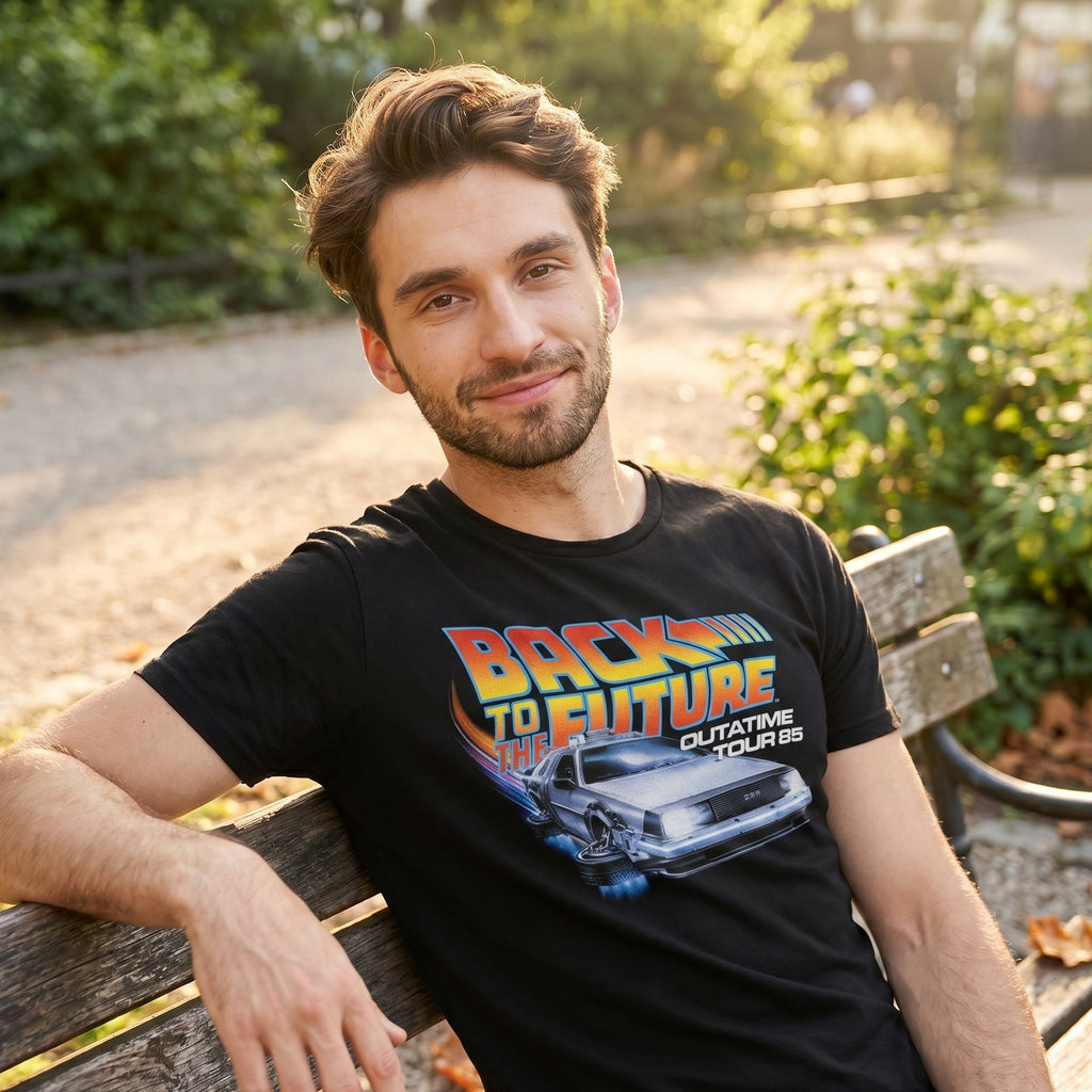 Produktbild Zurück in die Zukunft - Outatime Tour T-Shirt schwarz