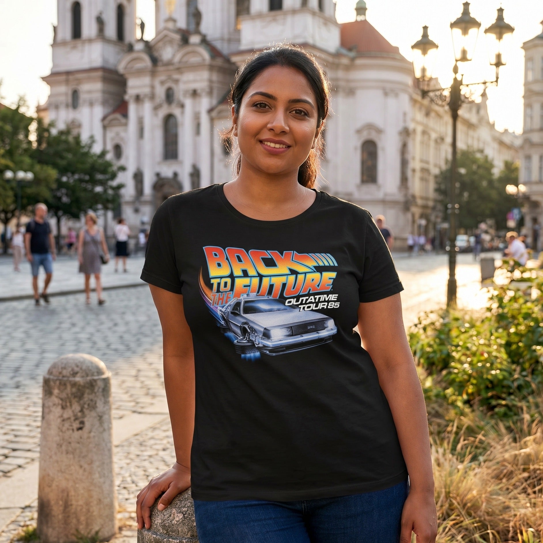 Produktbild Zurück in die Zukunft - Outatime Tour T-Shirt schwarz