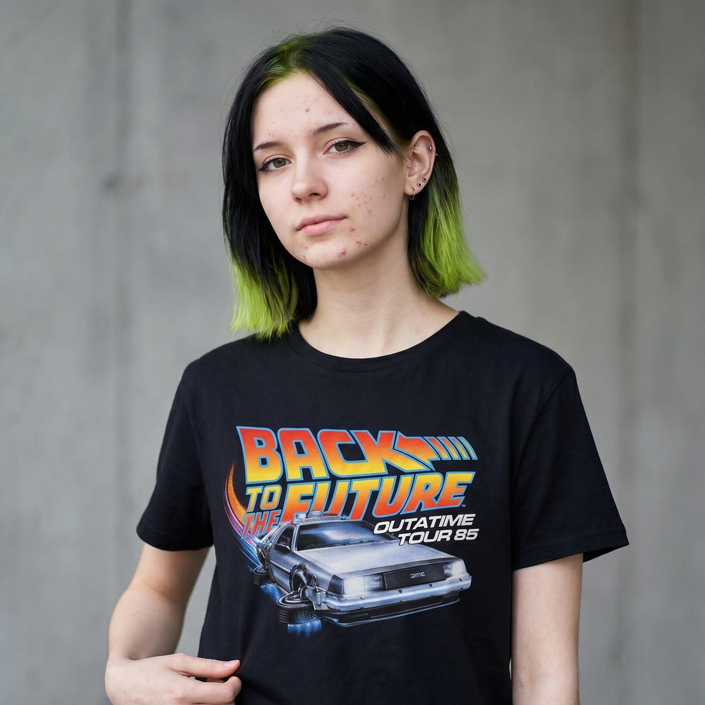 Produktbild Zurück in die Zukunft - Outatime Tour T-Shirt schwarz