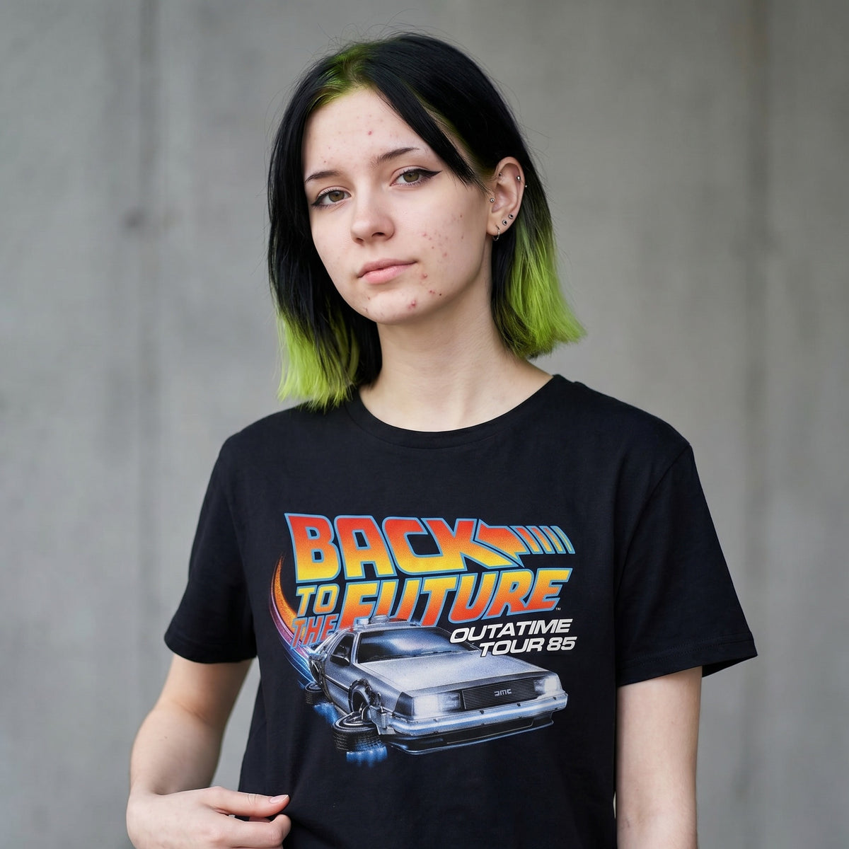 Produktbild Zurück in die Zukunft - Outatime Tour T-Shirt schwarz