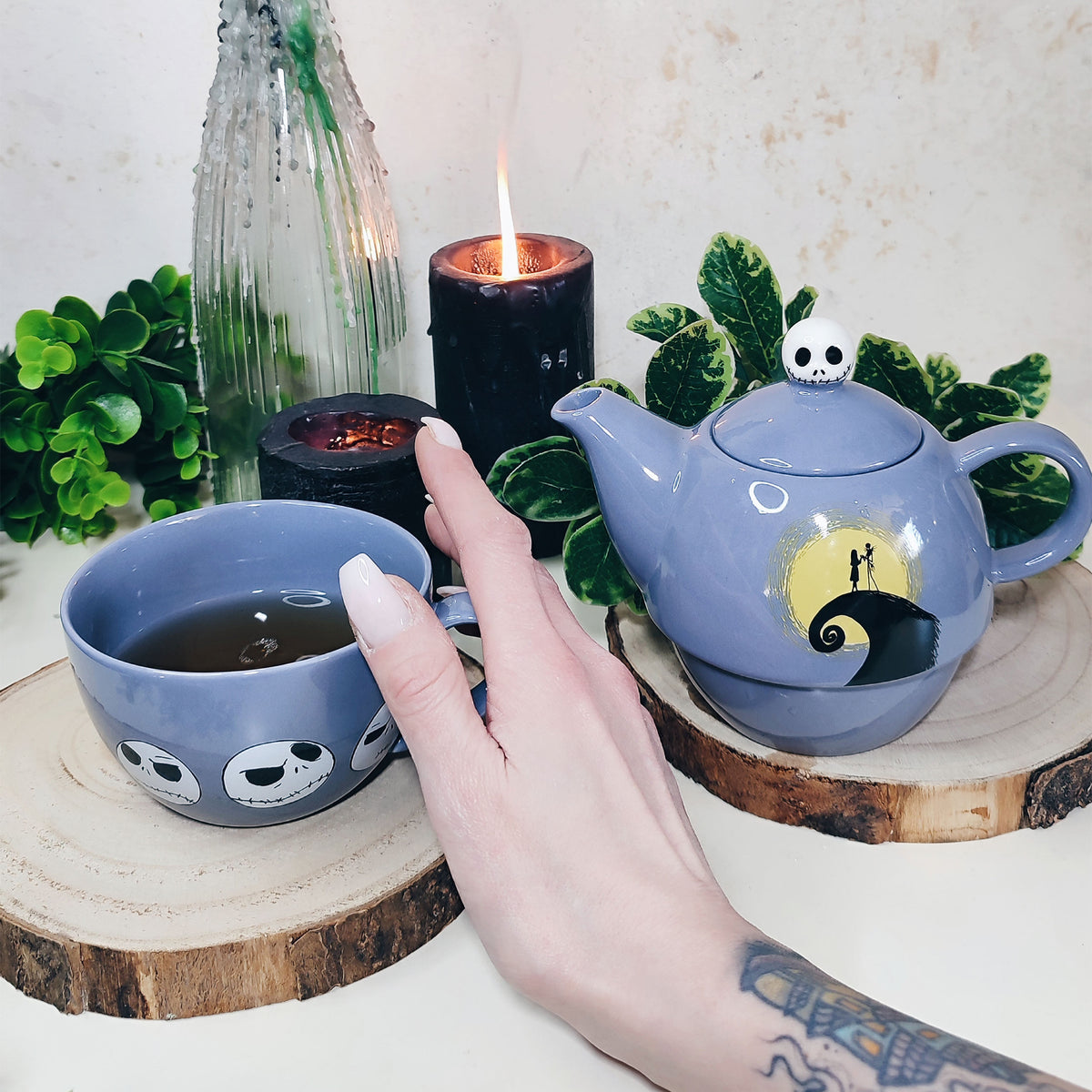 Produktbild Nightmare Before Christmas - Jack Teekanne mit Tasse