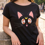 Produktbild Sailor Moon - Luna T-Shirt Damen schwarz