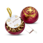 Produktbild Harry Potter - Weihnachtskugel mit Gryffindor Wappen Kette