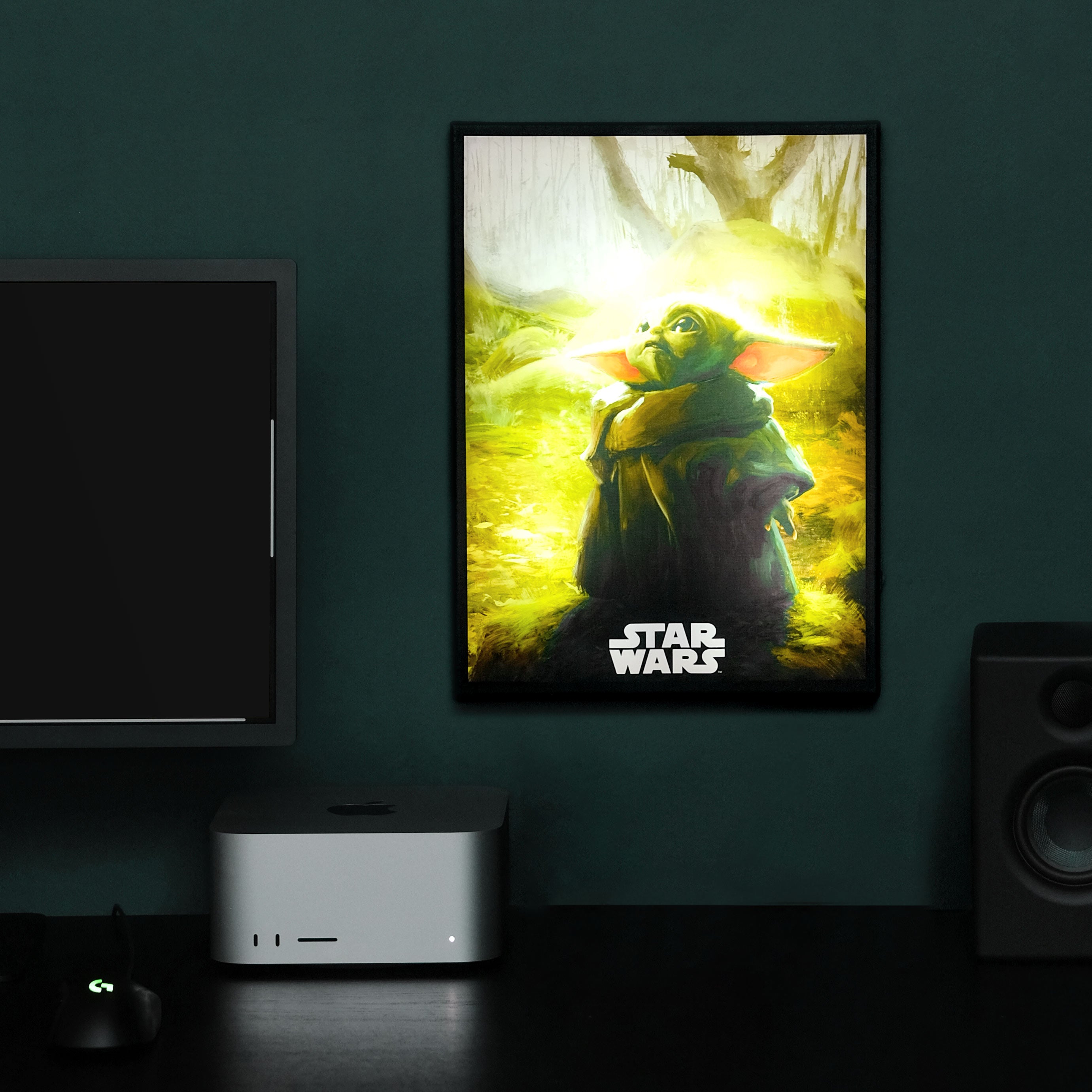 Produktbild Grogu Wandbild mit Licht - Star Wars The Mandalorian