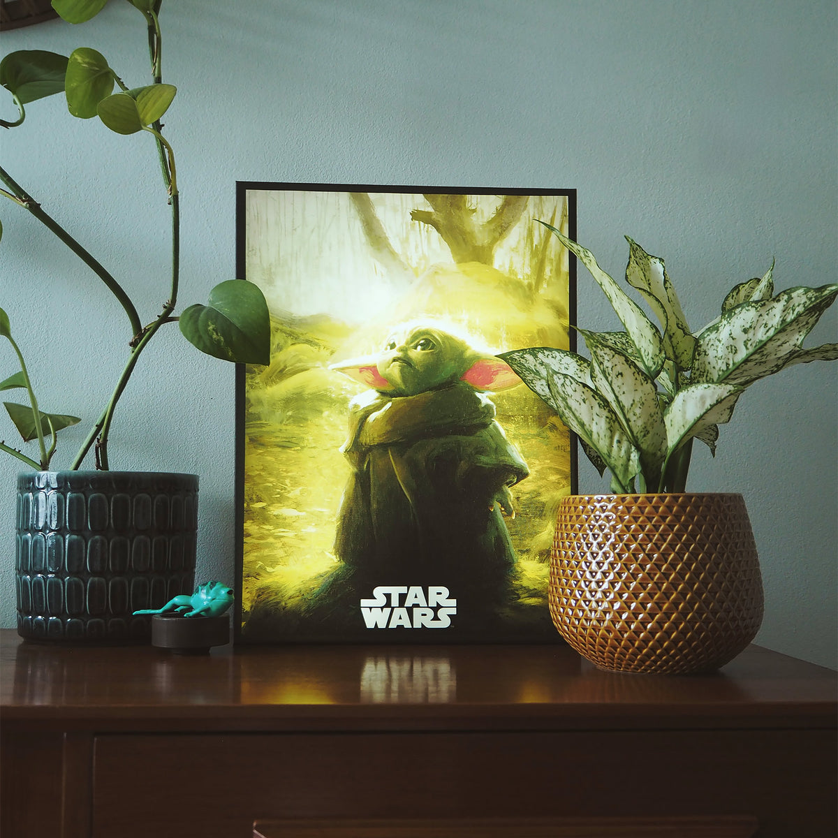Produktbild Grogu Wandbild mit Licht - Star Wars The Mandalorian