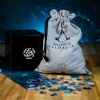 Produktbild Assassin's Creed Valhalla - Eivor Puzzle mit Logo Stoffbeutel