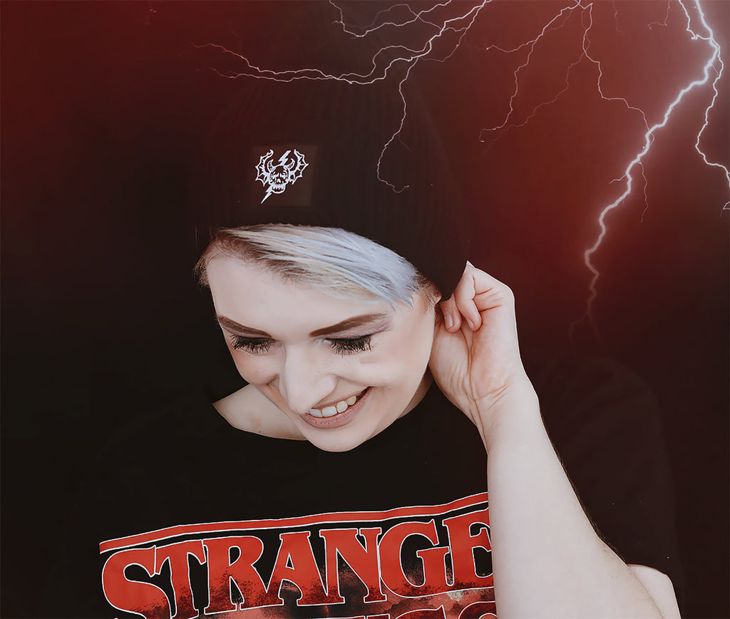 Produktbild Stranger Things - Hellfire Club Mütze schwarz