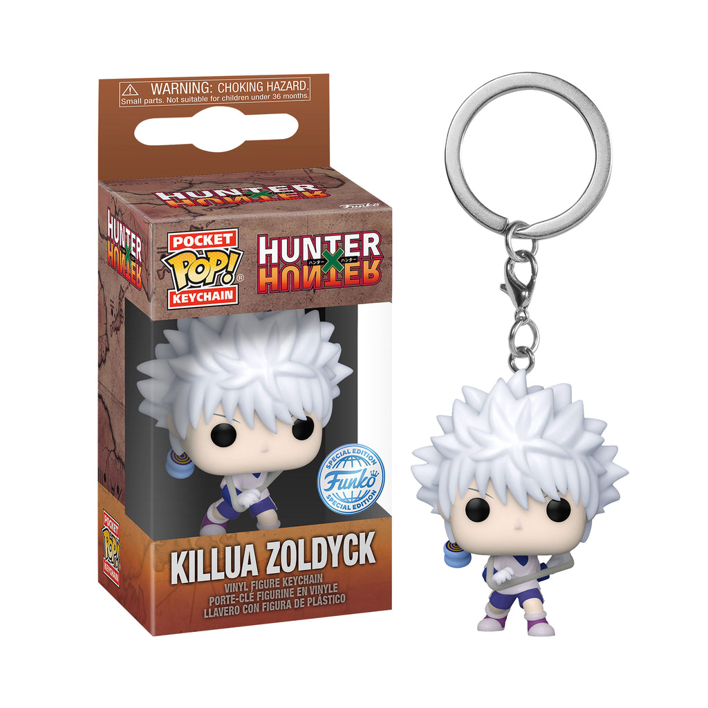 Hunter x Hunter - Killua mit Yoyo Funko Pop Schlüsselanhänger