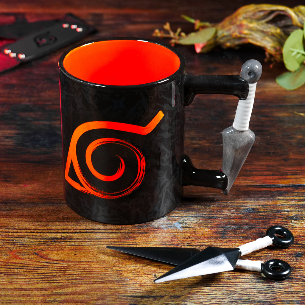 Produktbild Naruto Shippuden - Kunai Konoha 3D Tasse