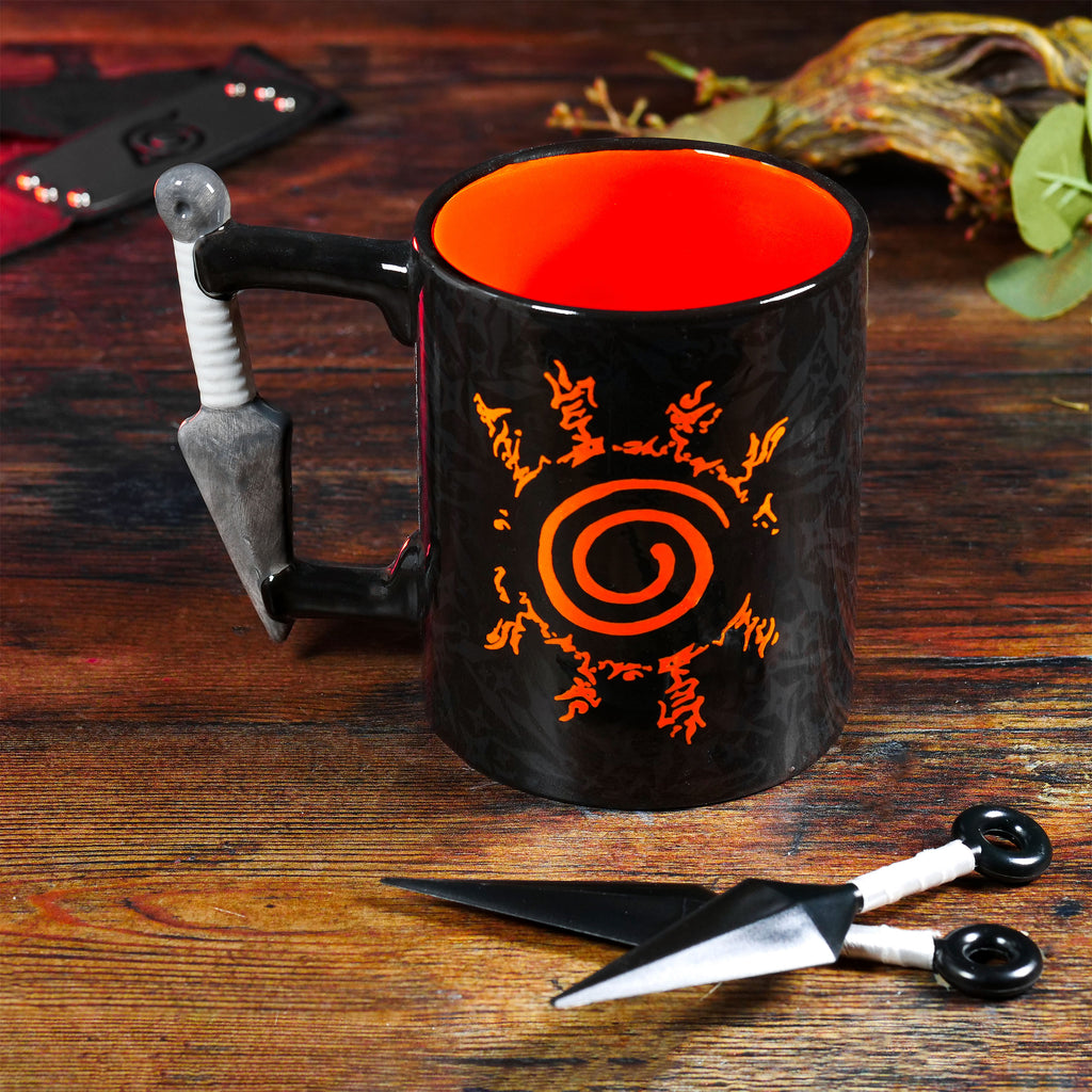 Produktbild Naruto Shippuden - Kunai Konoha 3D Tasse