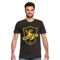 Produktbild Hufflepuff Logo T-Shirt grau - Harry Potter