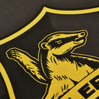 Produktbild Hufflepuff Logo T-Shirt grau - Harry Potter